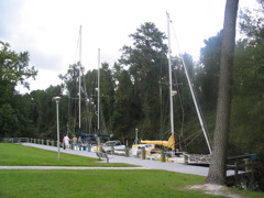 awaiting hurricane of the week - Dismal Swamp, NC 092504