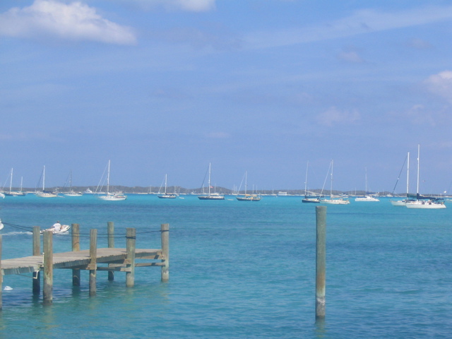 Missa  Gaia at George Town anchorage